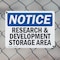 Signmission Research And Development Storage Area, 18 in W x Rectangle, Plastic OS-2PACK-NS-P-1218-L-18050 - alternate 2
